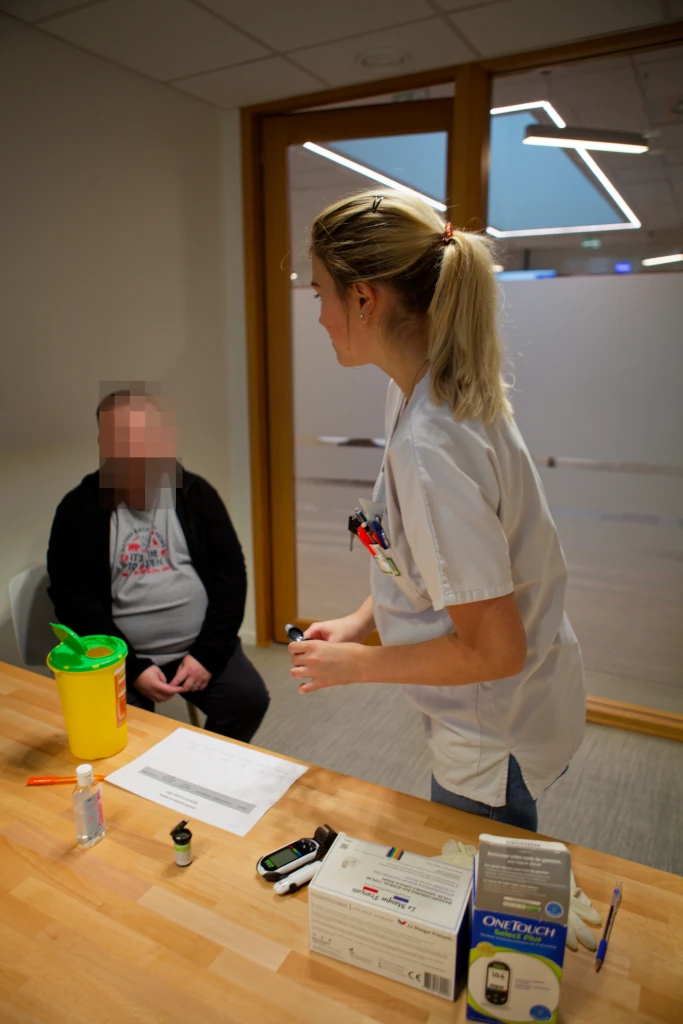 Accueil d'un patient