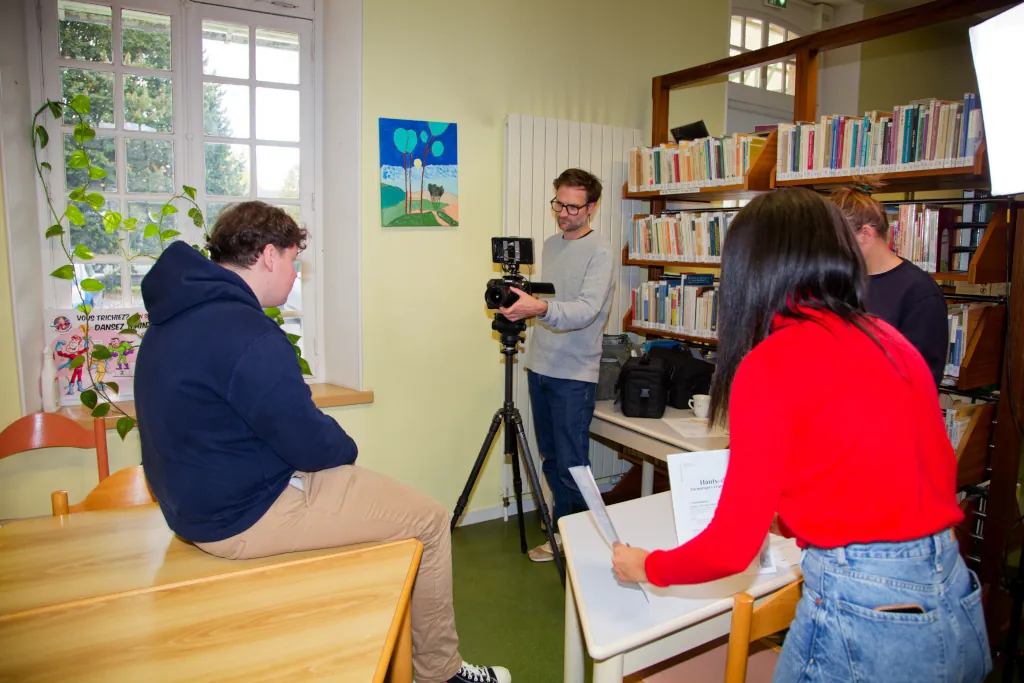 Reportage sur l'interview d'un apprenti AS