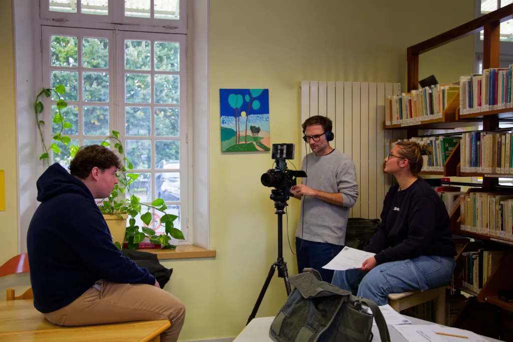 Reportage sur l'interview d'un apprenti AS