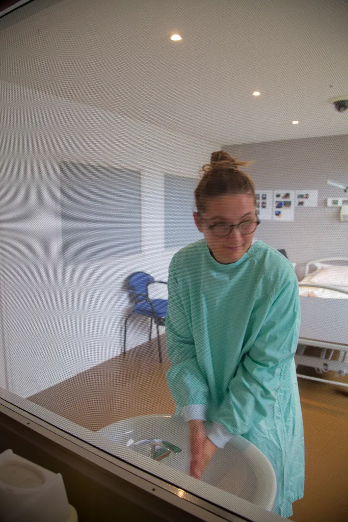 Reportage sur l'interview d'un apprenti AS dans la salle de simulation