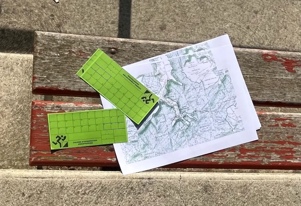 Cartes d'orientation et de pointage