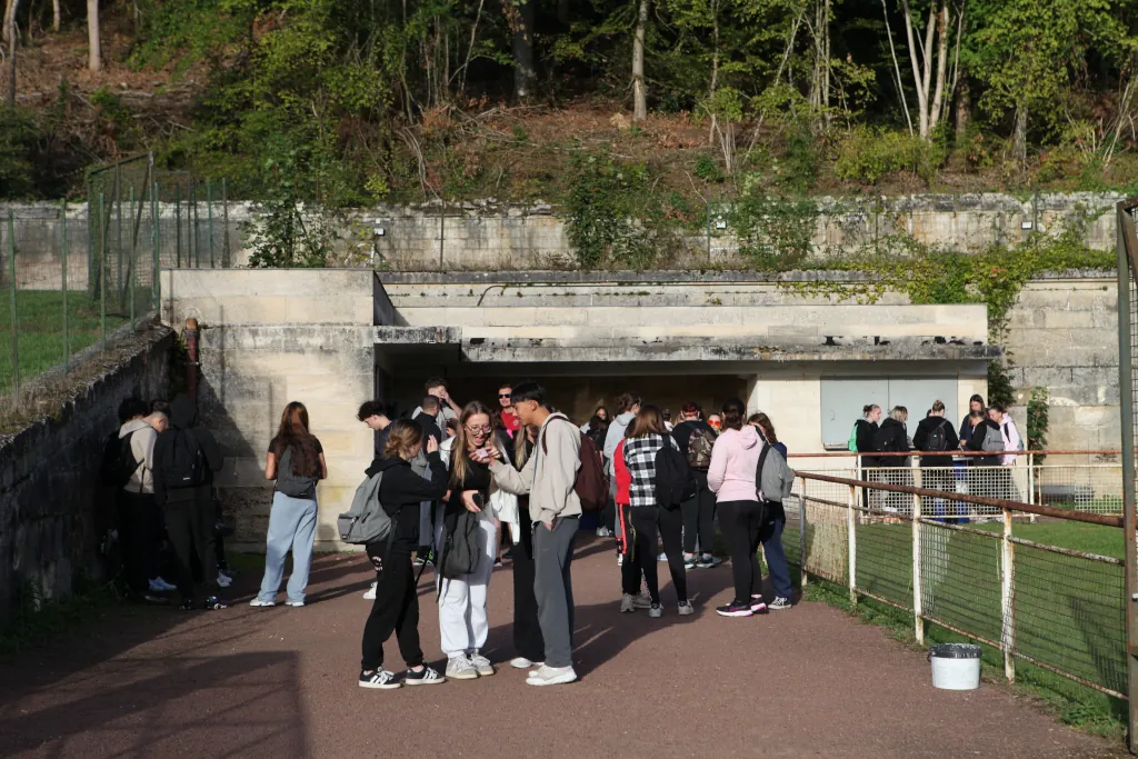 Les étudiants arrivent