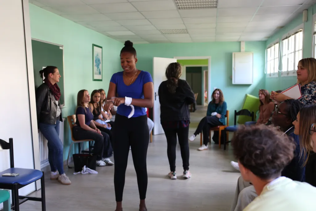 3ème atelier (le mime)