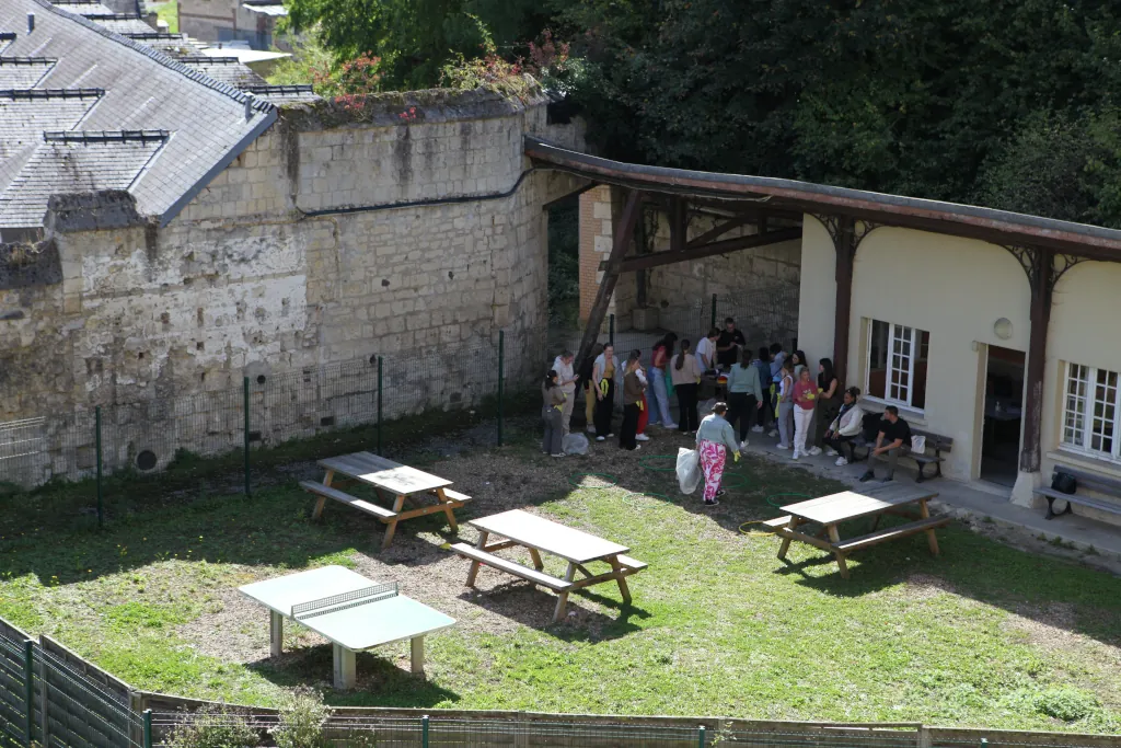 Vue aérienne de l'atelier n°2