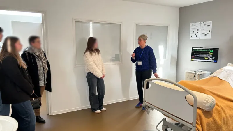 Salle de simulation : Chambre patient